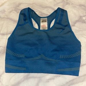 Blue Gymshark Sports Bra